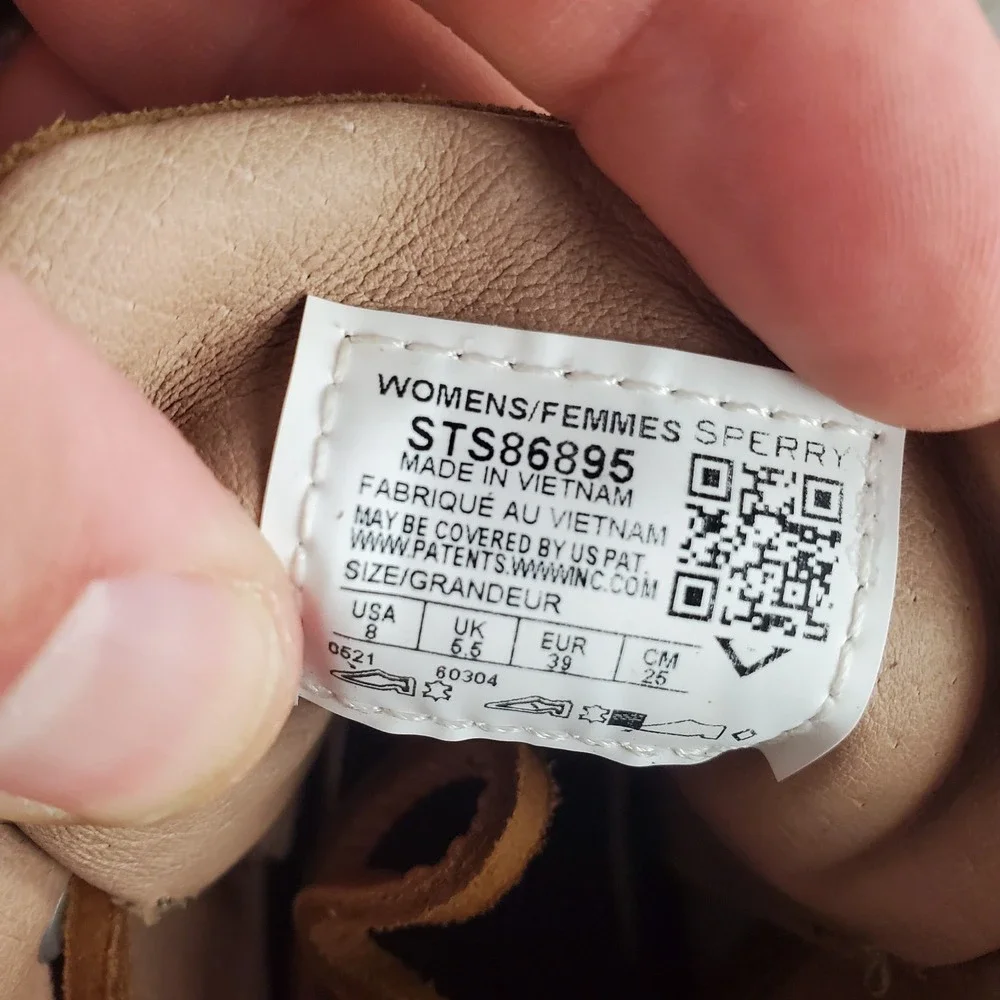 Sperry The Summit Womens‎ Rain Boot Sz 8 Brown Waterproof Lace Up Round Toe